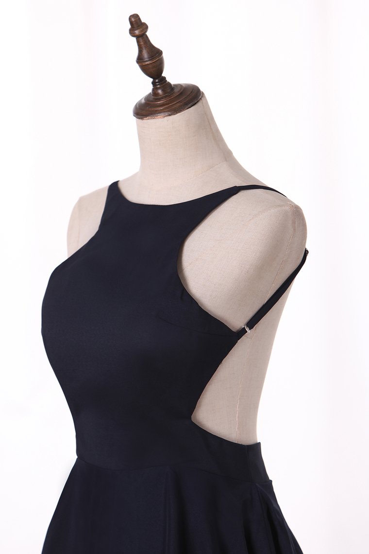 2024 Sexy Open Back Scoop Cocktail Dresses A Line Short/Mini New Arrival