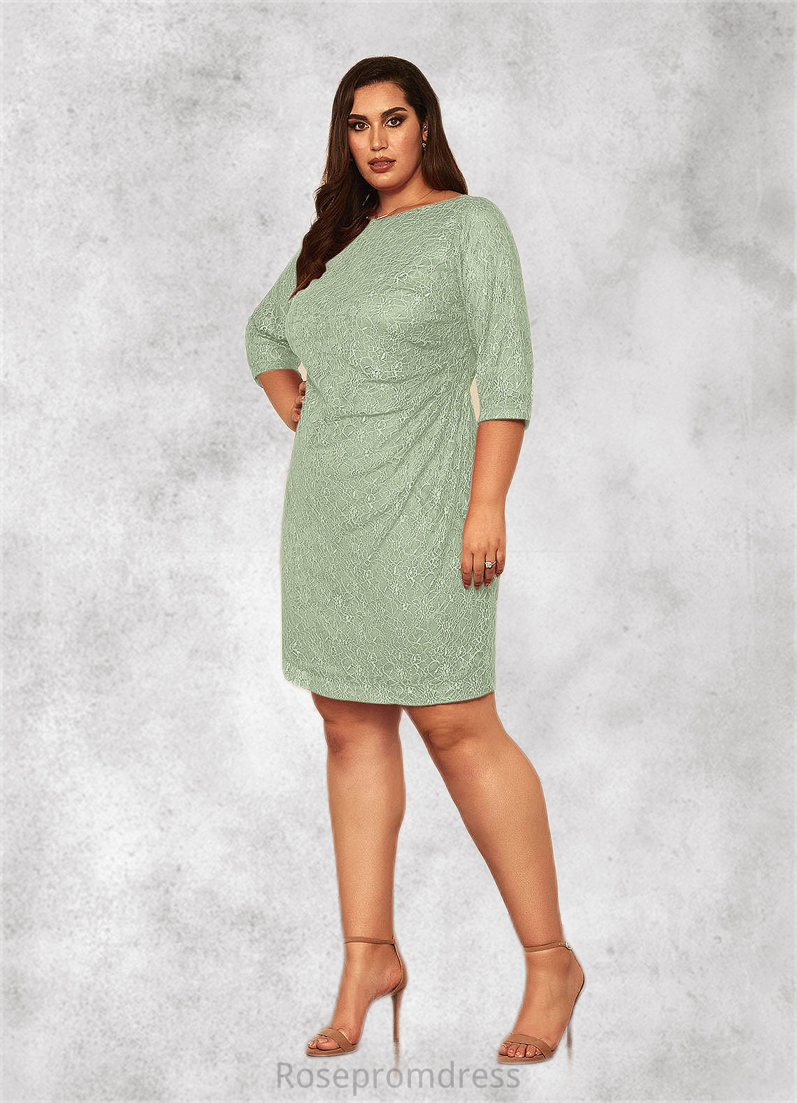 Sariah Sheath Lace Knee-Length Dress SRSP0019911