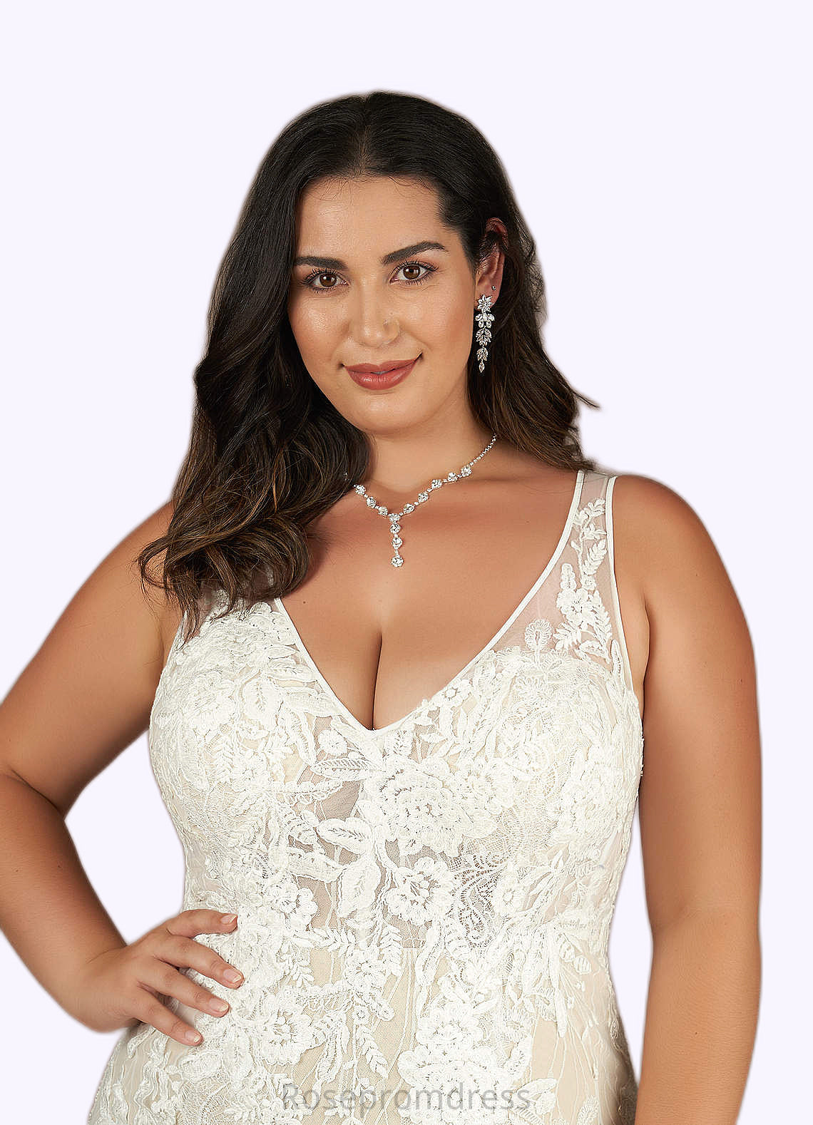 Laylah Mermaid Sequins Tulle Chapel Train Dress SRSP0020058