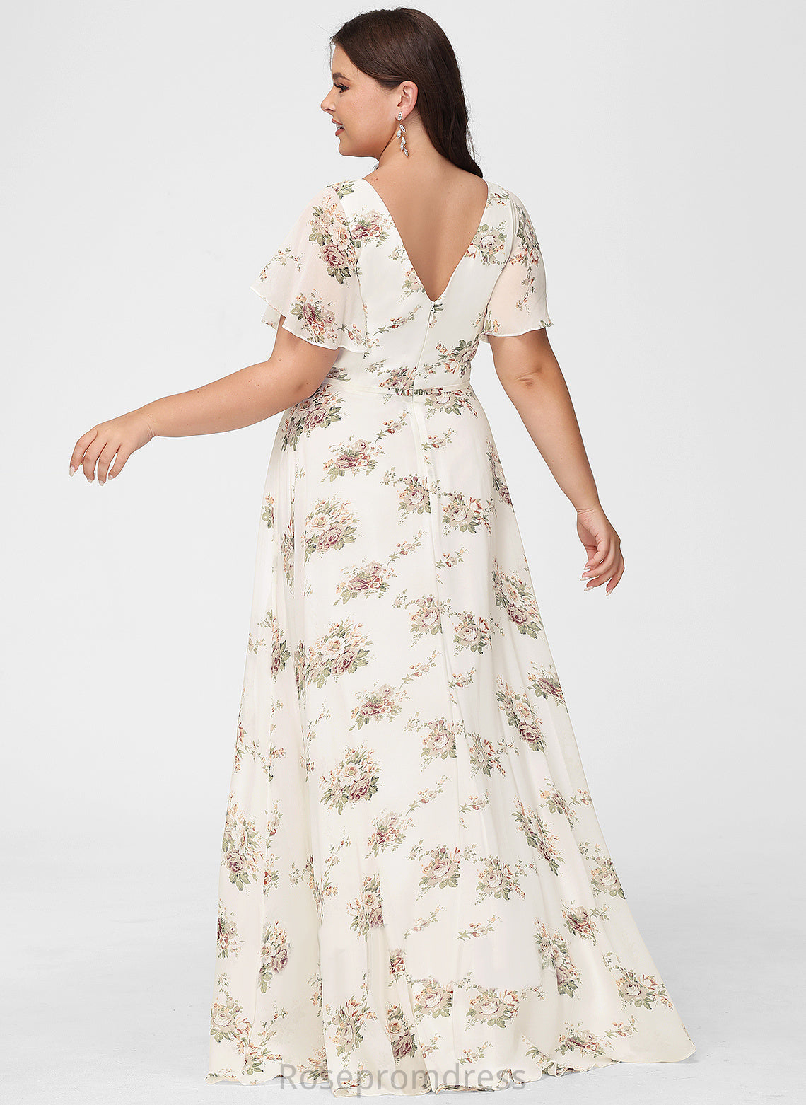 A-line V-Neck Neckline Fabric Length Silhouette Embellishment Floor-Length Kayden Bridesmaid Dresses