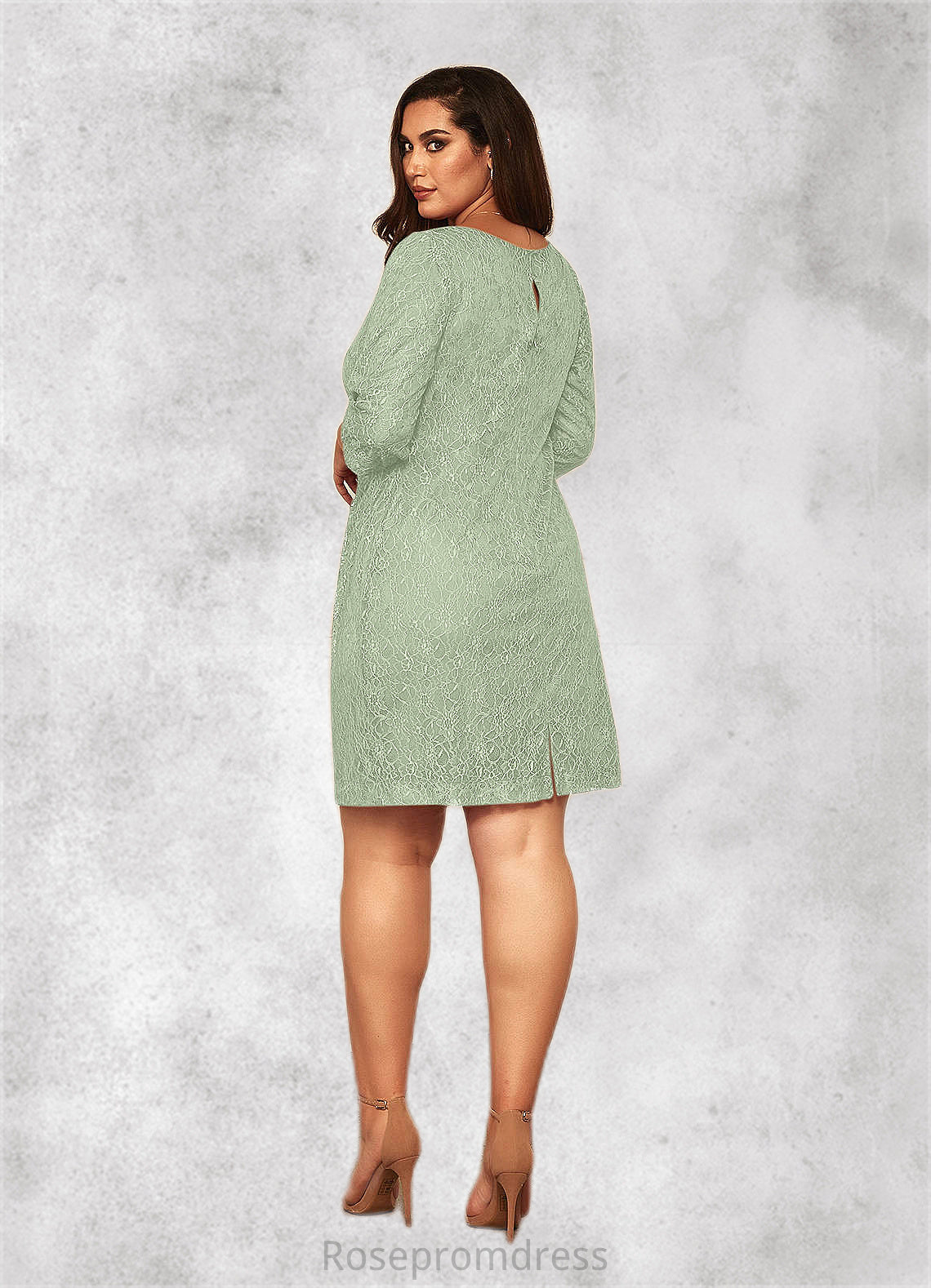 Sariah Sheath Lace Knee-Length Dress SRSP0019911