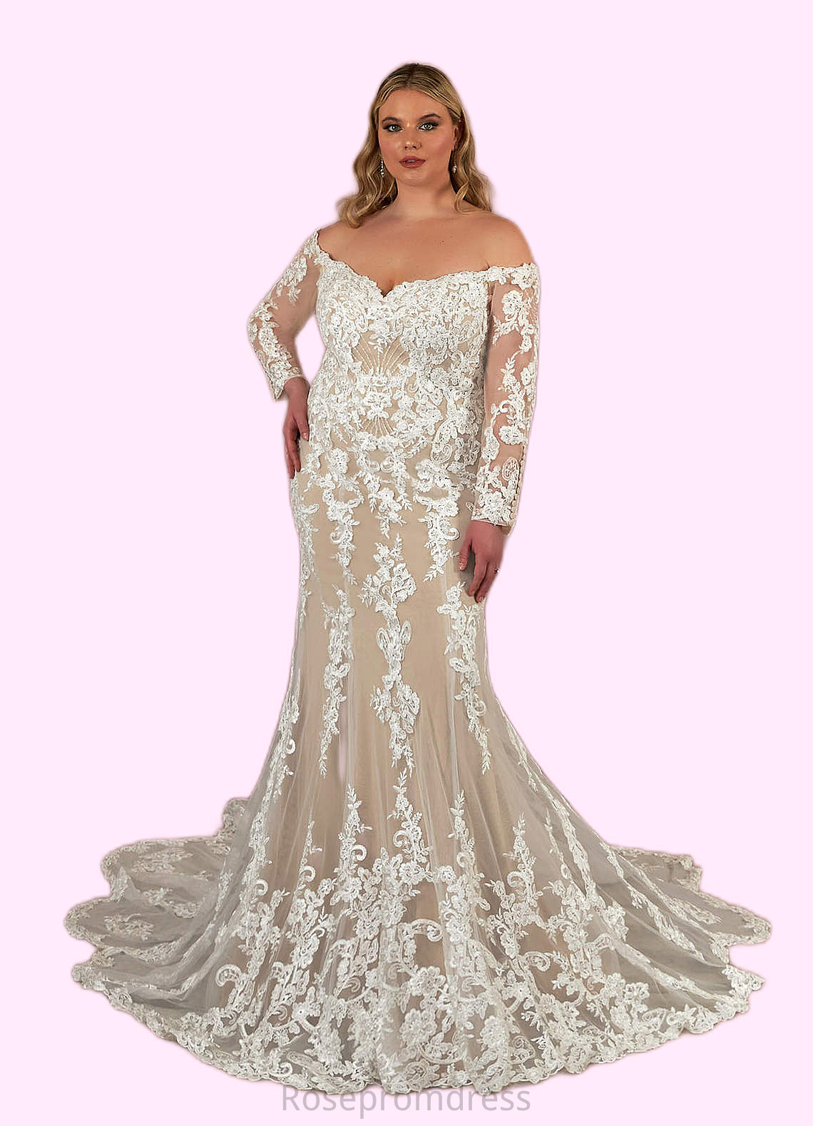 Hazel Mermaid Sequins Tulle Cathedral Train Dress SRSP0020049