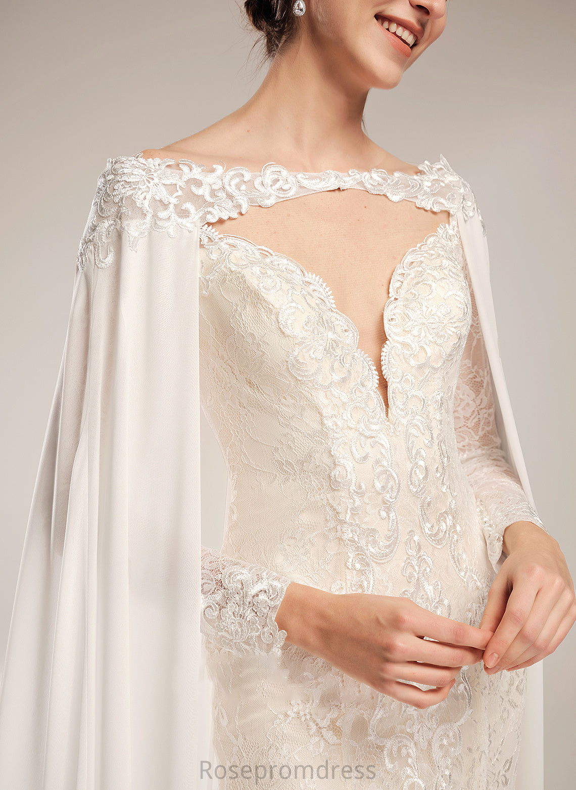 Beading Train Illusion Adalynn Wedding Dress Trumpet/Mermaid Court With Wedding Dresses