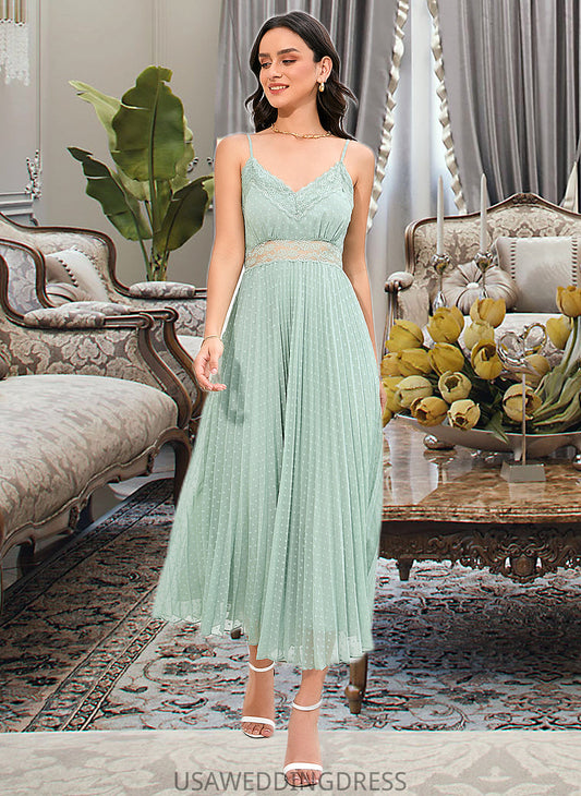 Lizbeth A-LineV-neckAnkle-LengthBridesmaidDress#273652 DSP0013283