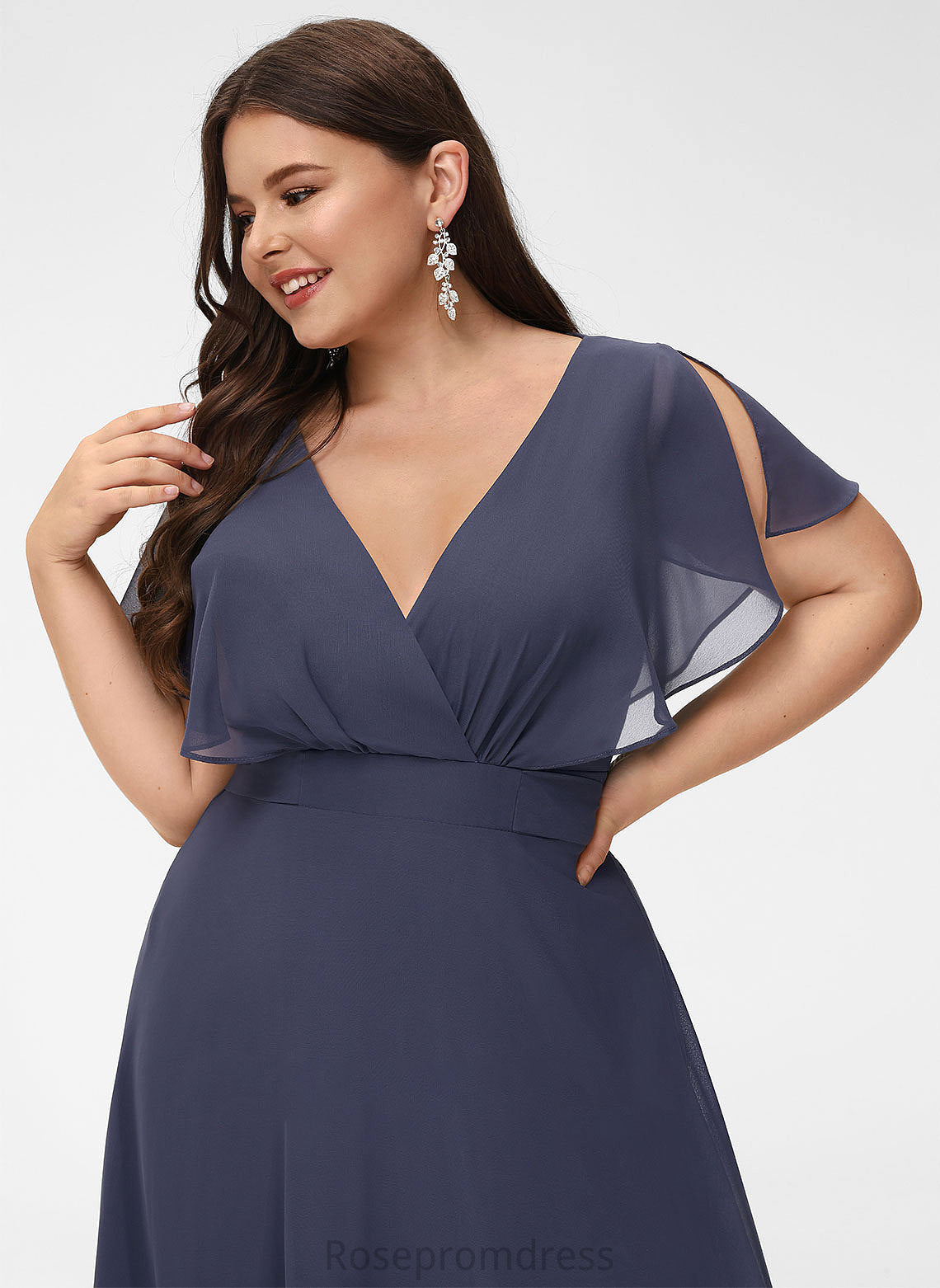 A-Line Straps Floor-Length Length Neckline Silhouette Fabric V-neck Kristin Natural Waist A-Line/Princess Floor Length Bridesmaid Dresses