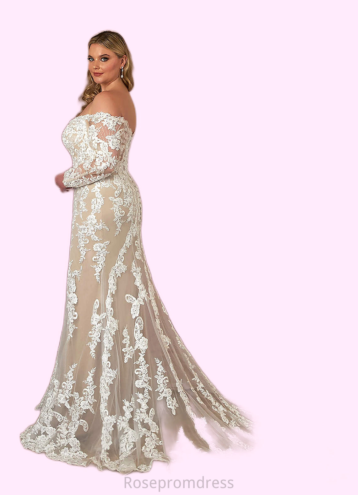 Hazel Mermaid Sequins Tulle Cathedral Train Dress SRSP0020049