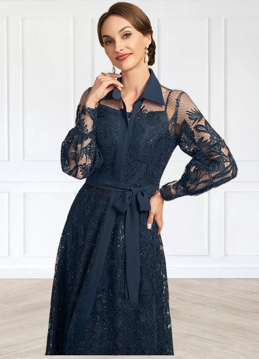 Cherish A-Line Square Neckline Floor-Length Chiffon Mother of the Bride Dress SRS126P0014818