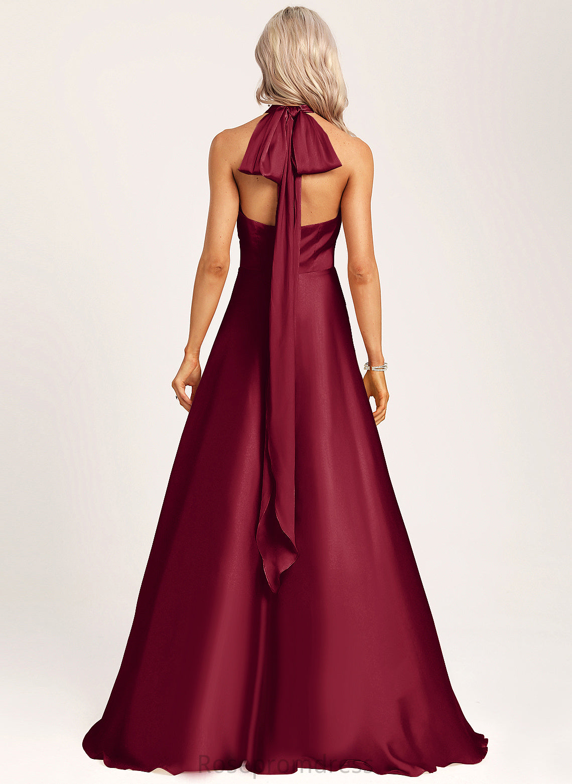 OneShoulder Sleeveless ShortSleeves V-Neck Length A-line Halter Silhouette Straps&Sleeves BackStyle Neckline Floor-Length Bridesmaid Dresses