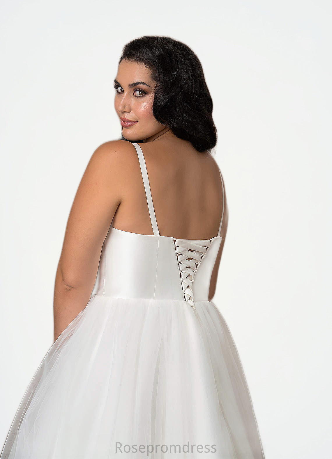 Madelyn A-Line Sweetheart Neckline Tulle Knee-Length Dress SRSP0020080