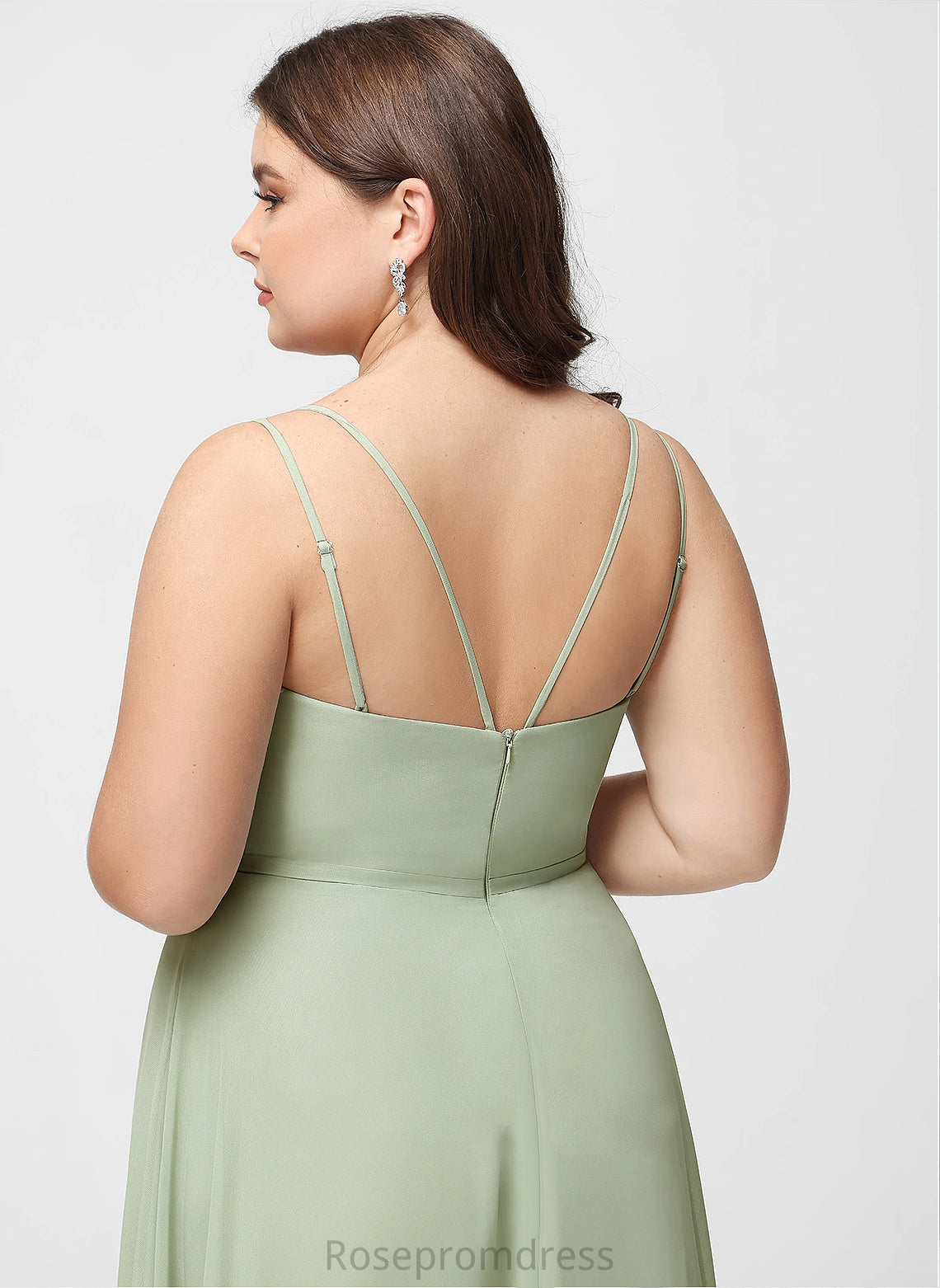 Length Straps&Sleeves A-line Floor-Length Silhouette Neckline Fabric Square Annabella Bridesmaid Dresses