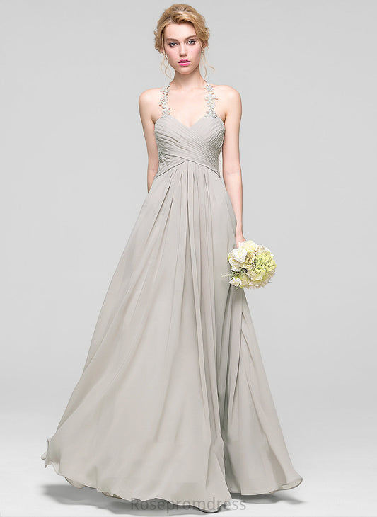 Neckline Fabric Ruffle Embellishment Floor-Length A-Line Sweetheart Silhouette Length Nola Natural Waist Floor Length Bridesmaid Dresses