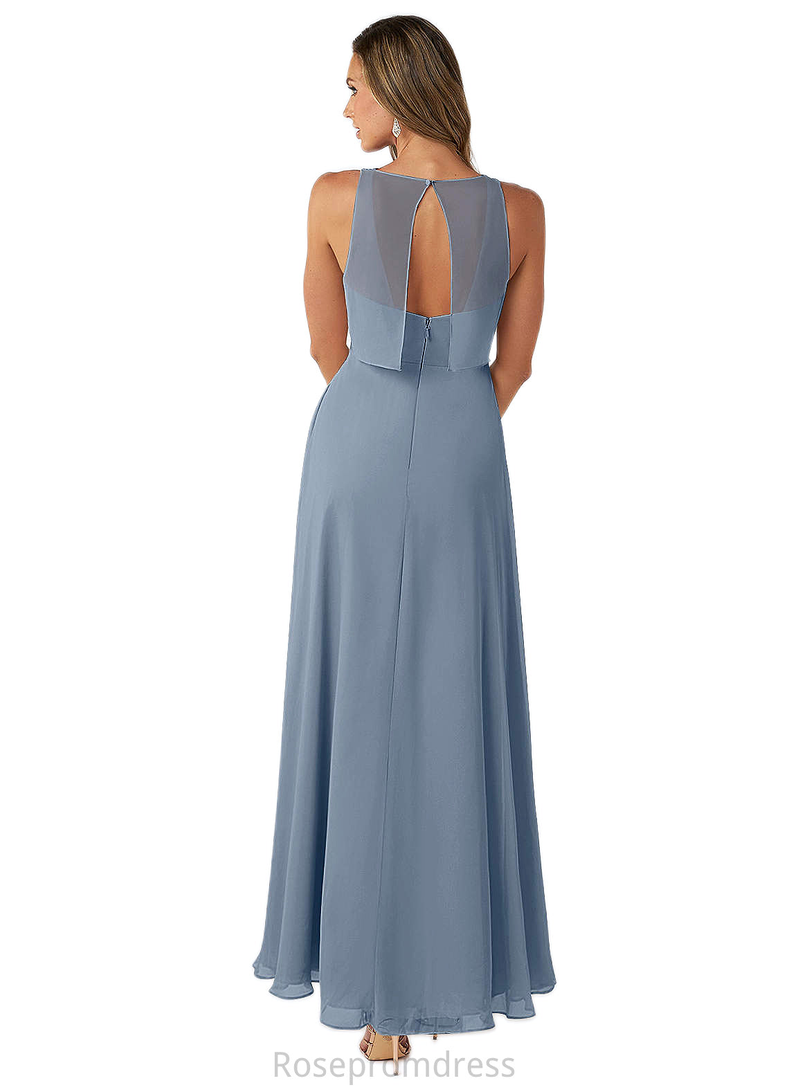 Cornelia A-Line Chiffon Floor-Length Dress SRSP0019778