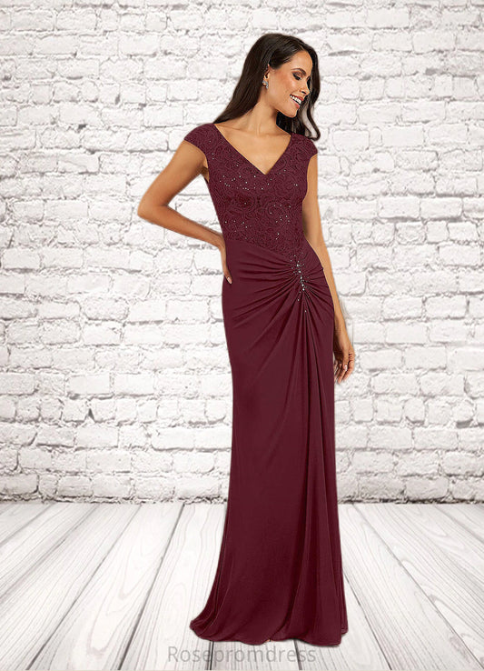 Sanaa Mermaid Sequins Mesh Floor-Length Dress SRSP0019939