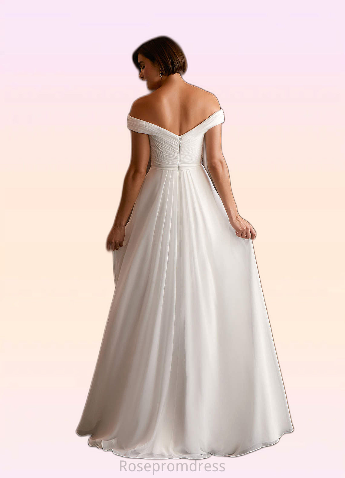 Genevieve A-Line Sequins Chiffon Floor-Length Dress SRSP0020092