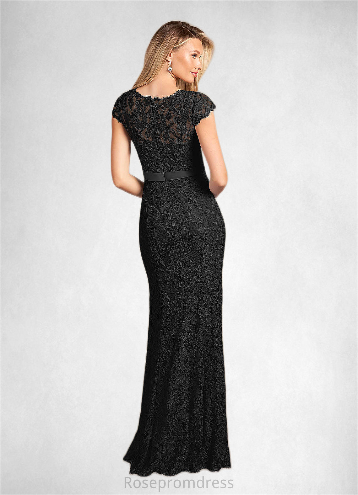 Gloria Mermaid Lace Floor-Length Dress SRSP0022658