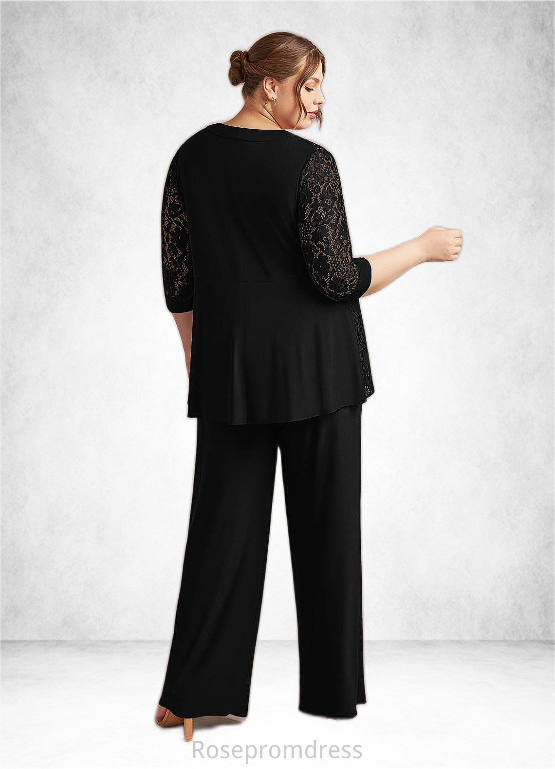 Holly Cover Up Lace Jumpsuit/Pantsuit black SRSP0022692