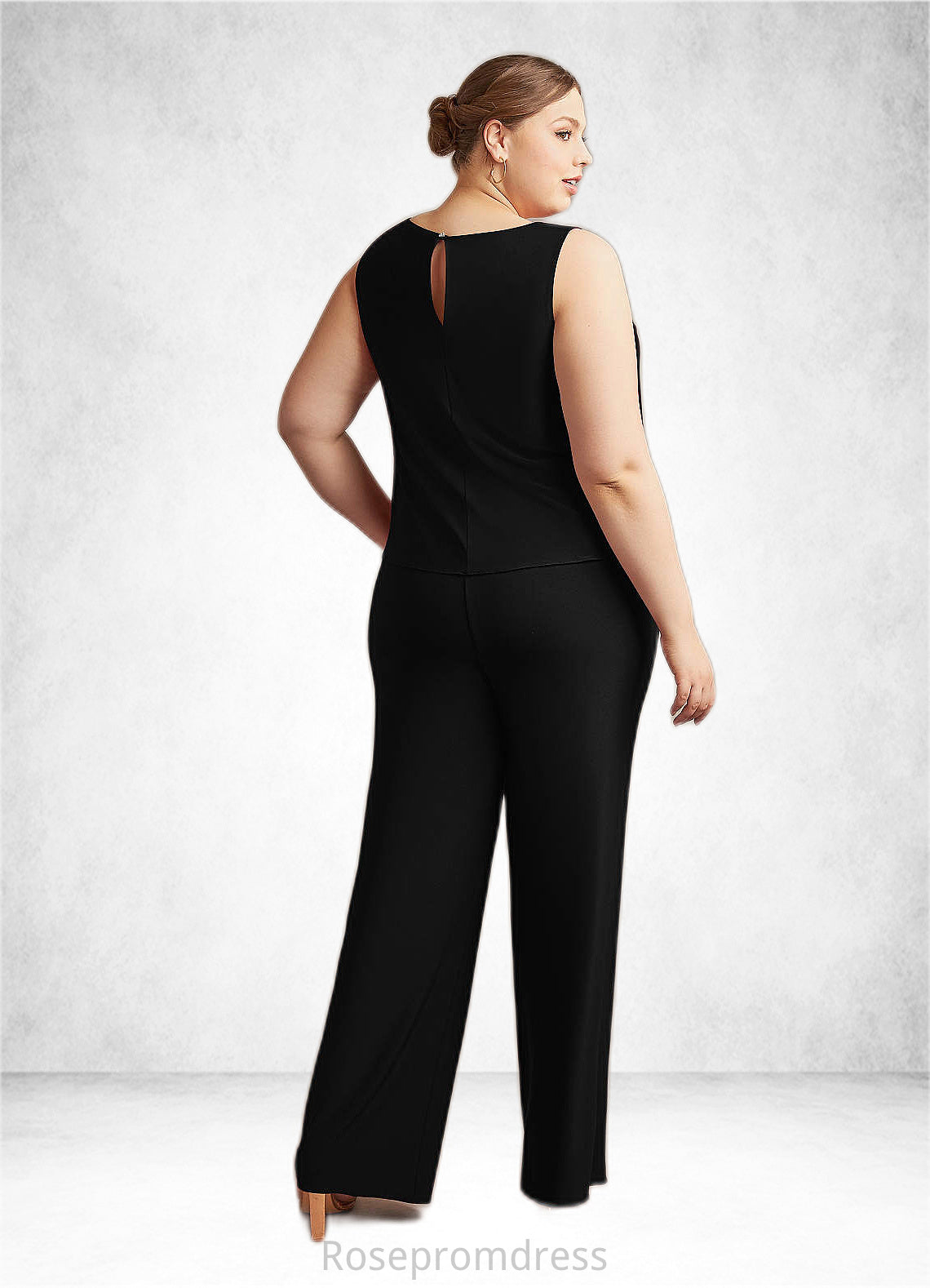 Holly Cover Up Lace Jumpsuit/Pantsuit black SRSP0022692