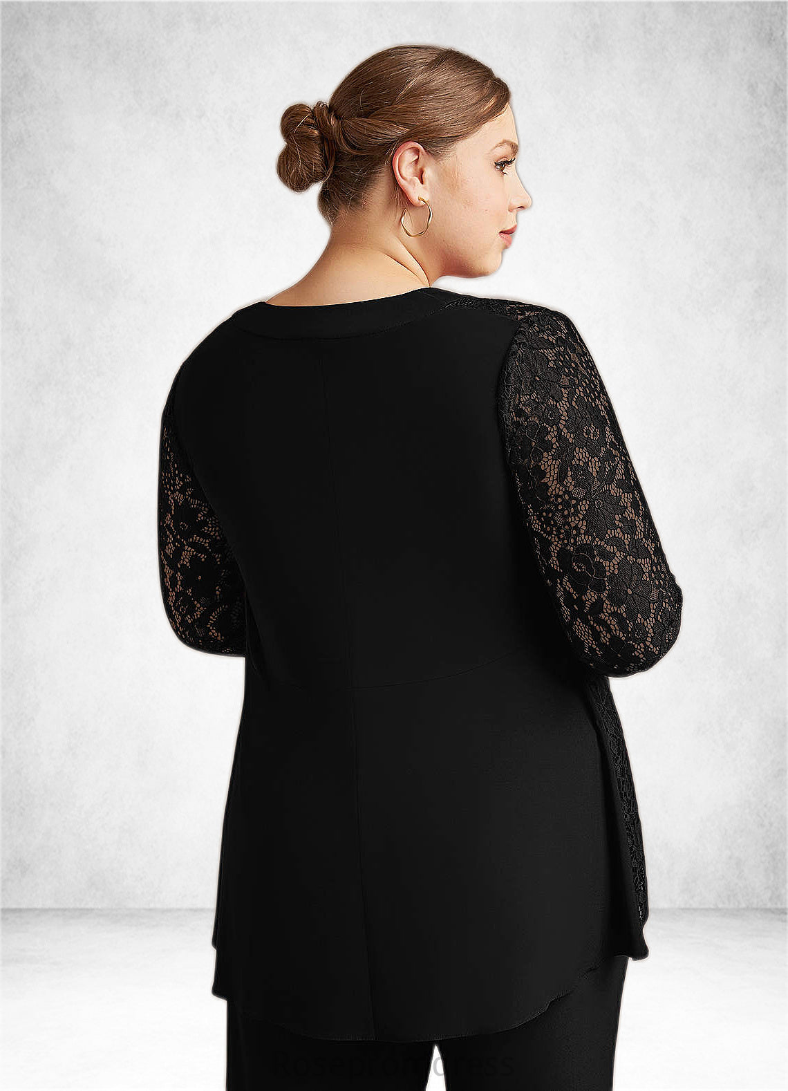 Holly Cover Up Lace Jumpsuit/Pantsuit black SRSP0022692