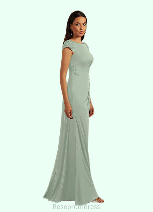 Pearl Mermaid Lace Mesh Floor-Length Dress SRSP0019893
