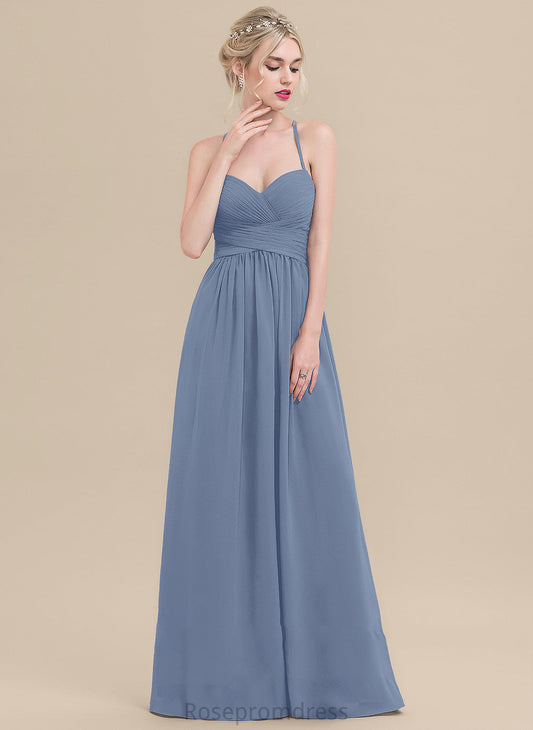 Ruffle Sweetheart Fabric Neckline Silhouette Embellishment A-Line Length Floor-Length Aryanna Bridesmaid Dresses