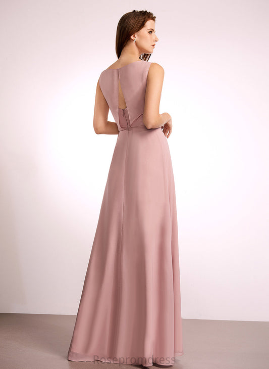 Floor-Length Silhouette Length Fabric Embellishment Straps A-Line Bow(s) Aylin Bridesmaid Dresses