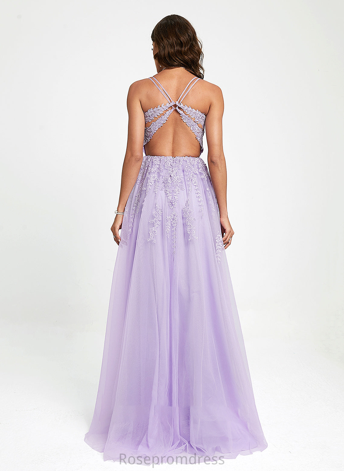 Neck Sweep With Train Ball-Gown/Princess Kamila Sequins Tulle Prom Dresses Lace Scoop