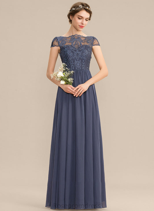 A-Line Length Neckline Fabric Lace ScoopNeck Floor-Length Straps Silhouette Elsie A-Line/Princess Natural Waist Bridesmaid Dresses
