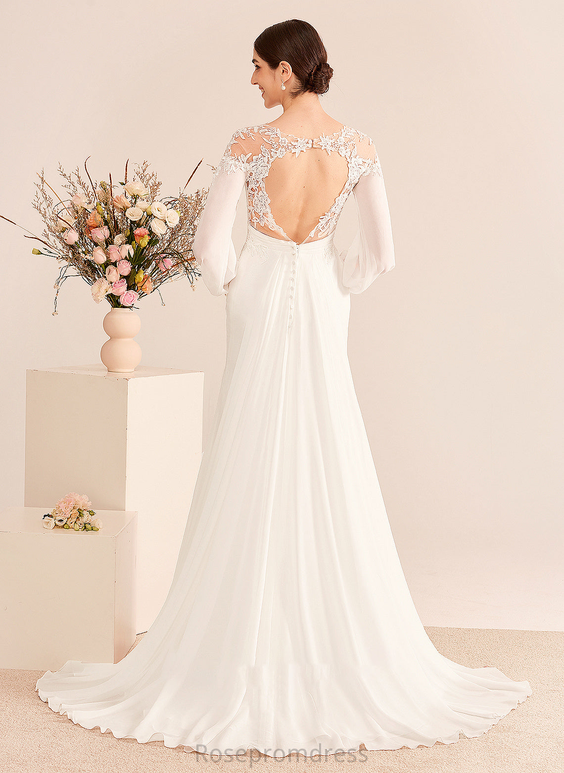 Court Wedding Dresses Kate Trumpet/Mermaid Beading Wedding Dress Train Illusion With