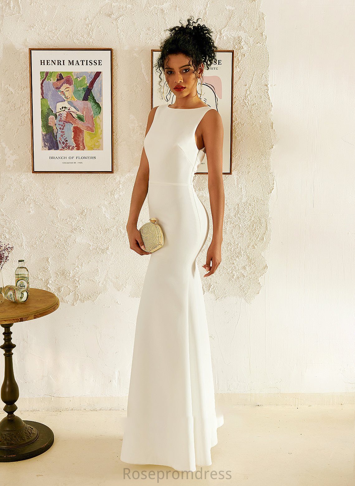 Dress Amara Wedding Wedding Dresses Neck Trumpet/Mermaid Floor-Length Scoop