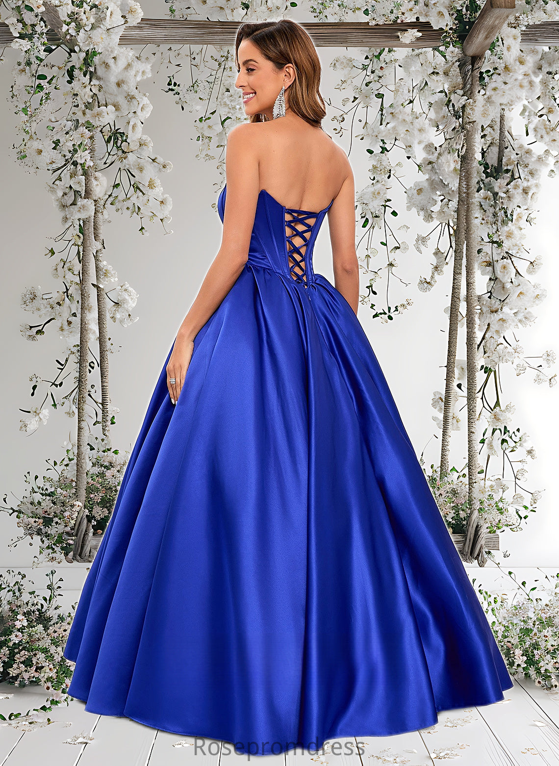 Sherry Ball-Gown/Princess Straight Floor-Length Satin Prom Dresses DSP0025831