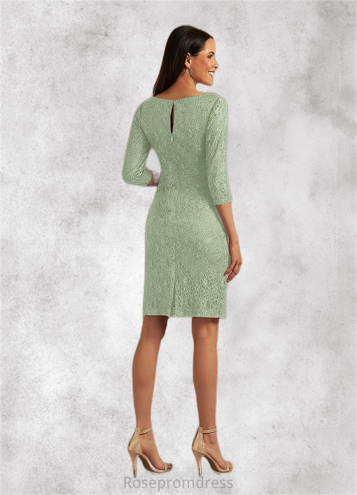 Sariah Sheath Lace Knee-Length Dress SRSP0019911