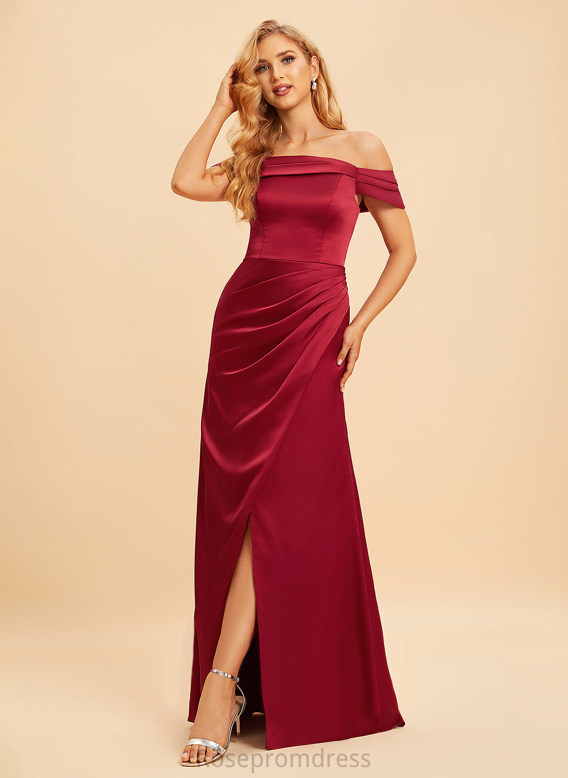 A-line Neckline Sleeveless Length Strapless OfftheShoulder Silhouette Floor-Length BackStyle Straps&Sleeves Whitney Floor Length Bridesmaid Dresses