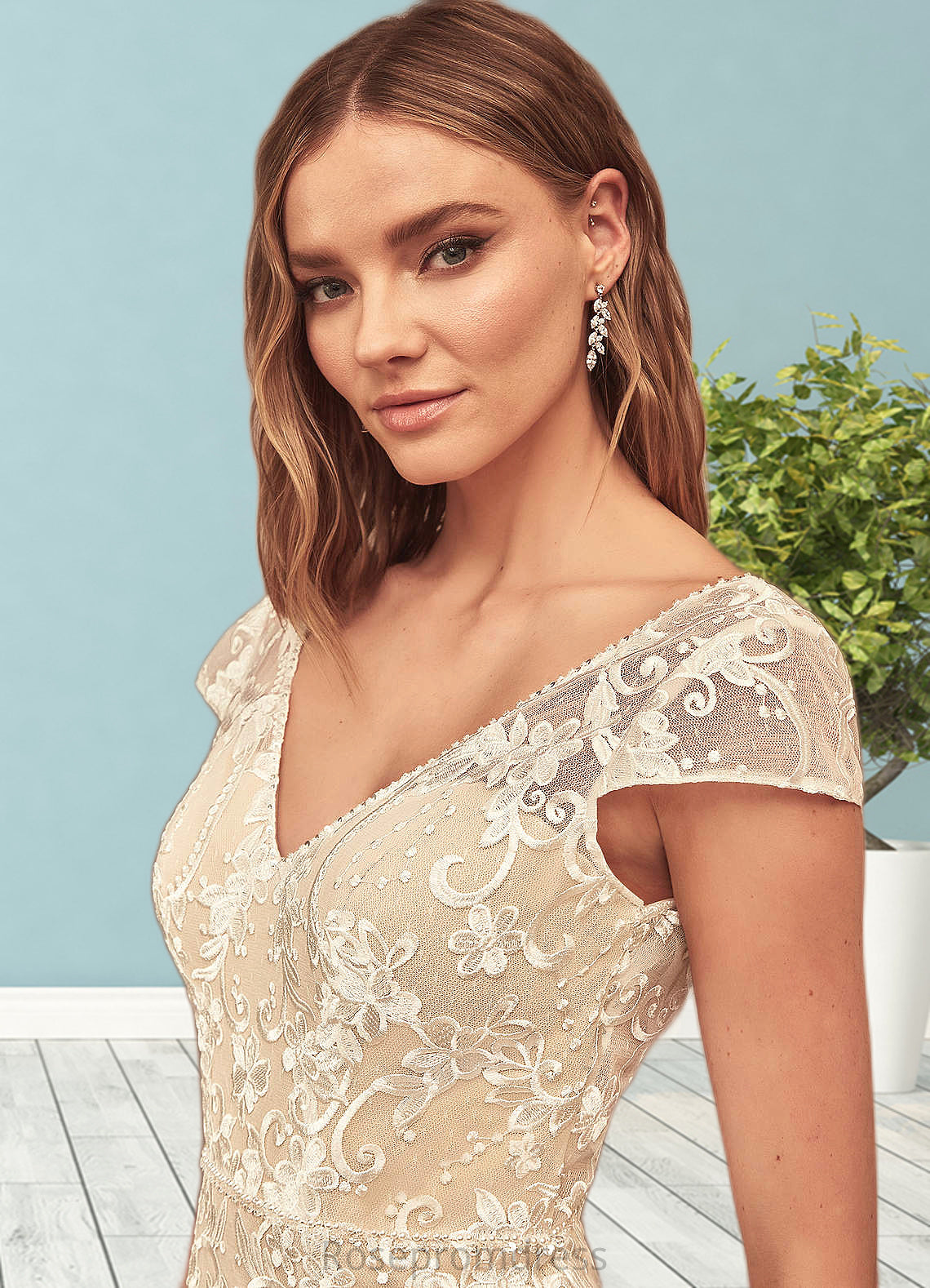 Hedda Sheath Sequins Lace Floor-Length Dress SRSP0020030