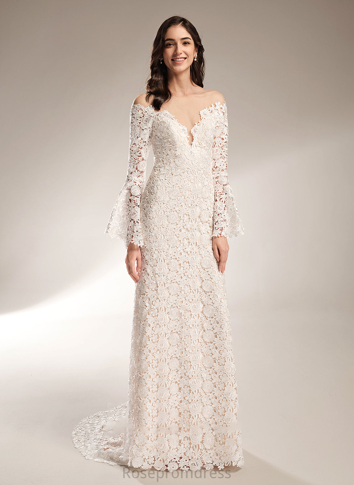 Court Train Trumpet/Mermaid Wedding Julianna Wedding Dresses Dress Illusion
