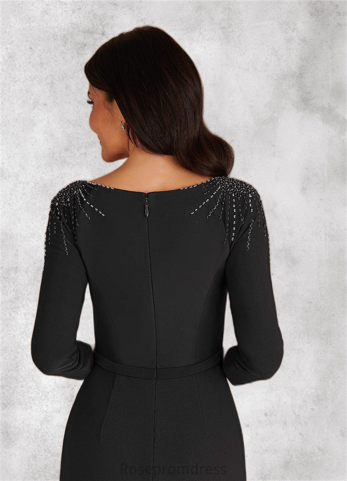 Kimora Mermaid Sequins Luxe Knit Floor-Length Dress SRSP0019948