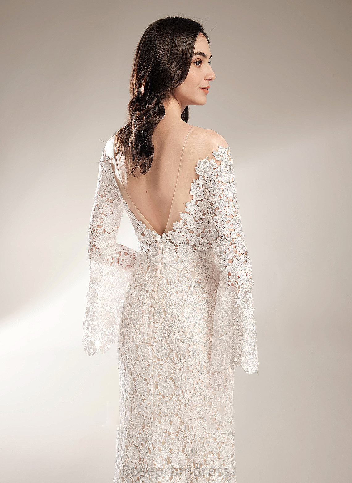 Court Train Trumpet/Mermaid Wedding Julianna Wedding Dresses Dress Illusion