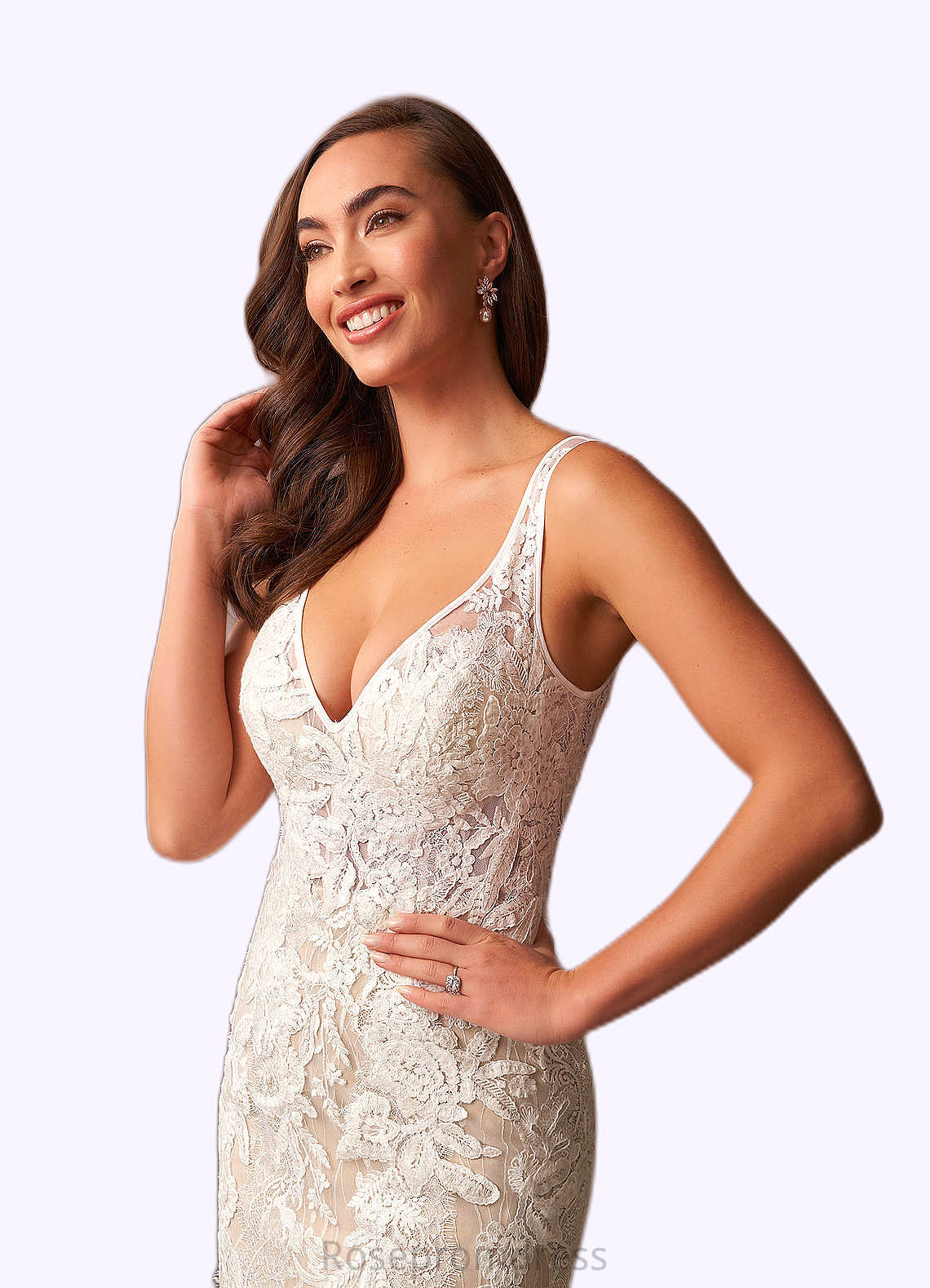 Laylah Mermaid Sequins Tulle Chapel Train Dress SRSP0020058
