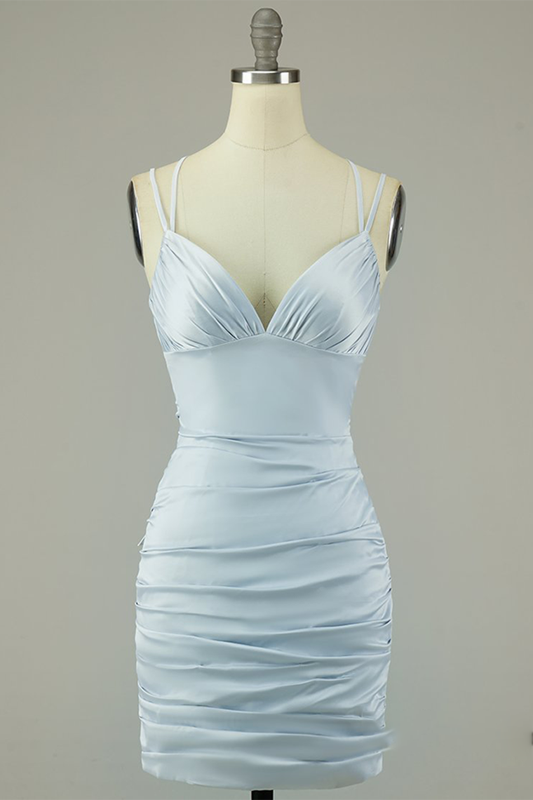 V-Neck Sexy Halter Brenda Pink Homecoming Dresses Hot