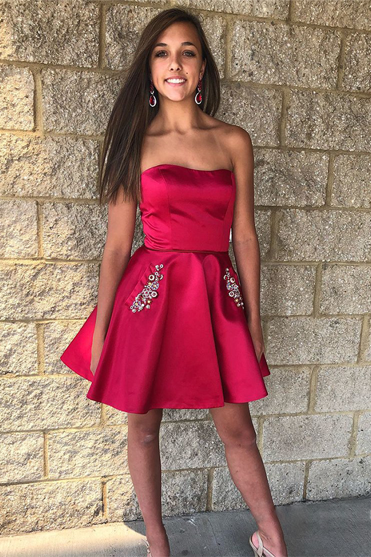 Ball Gown Sleeveless Sweetheart Halle Homecoming Dresses Tulle Sweep/Brush Train Pearls Plus Size Dresses