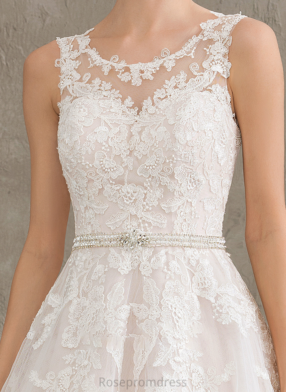 Dress With Train Beading Sherlyn Tulle Court Sequins Wedding Wedding Dresses Neck Scoop Ball-Gown/Princess