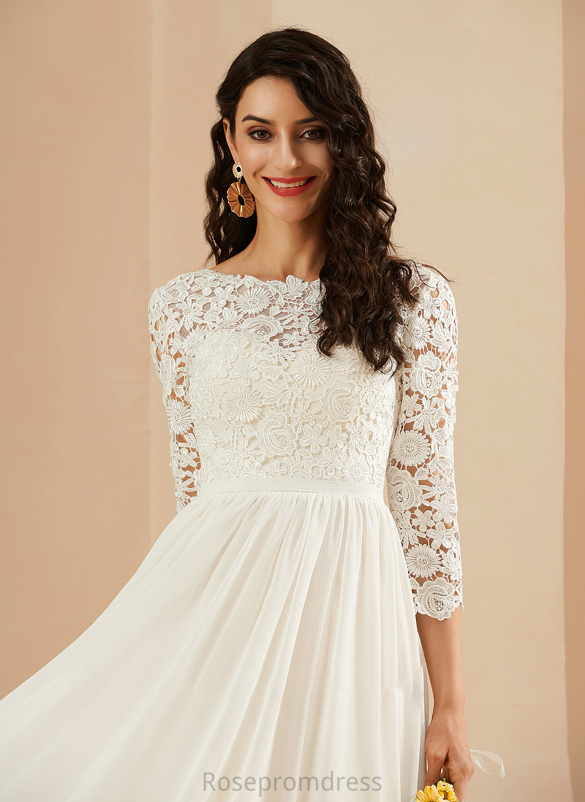 A-Line Lace Abbigail Dress Wedding Wedding Dresses With Train Sweep