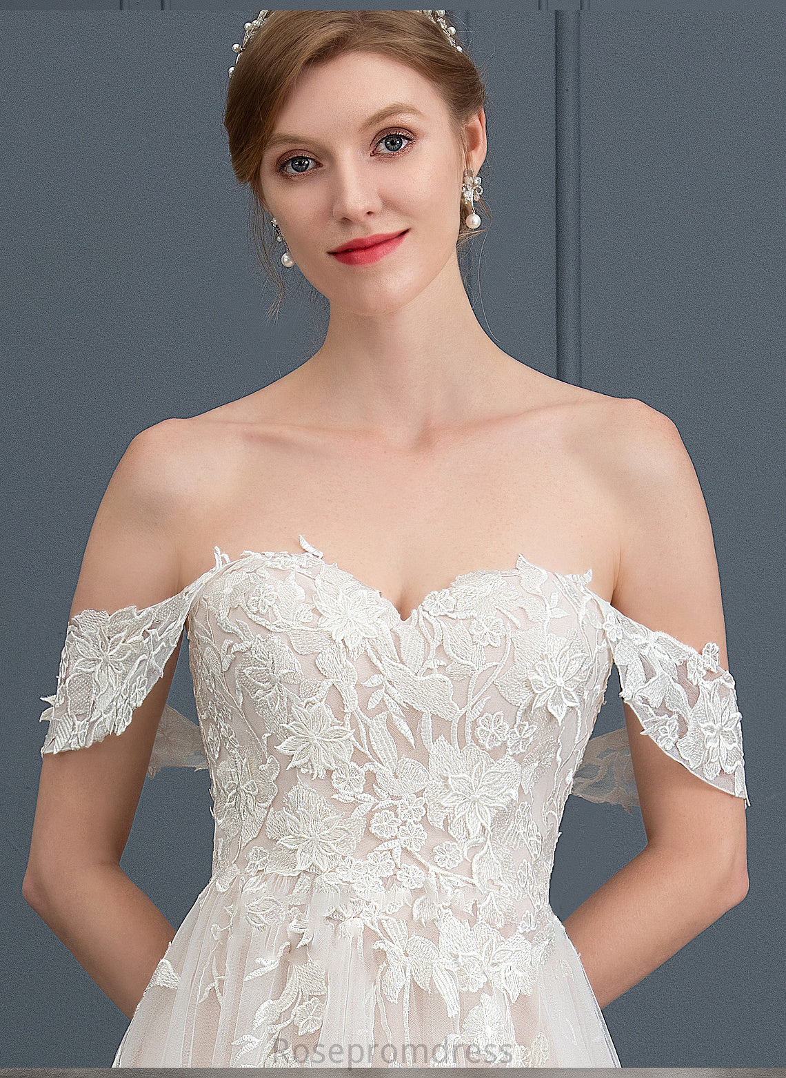 Halle Sweep Tulle Wedding Dresses Sweetheart Train Dress Wedding Ball-Gown/Princess