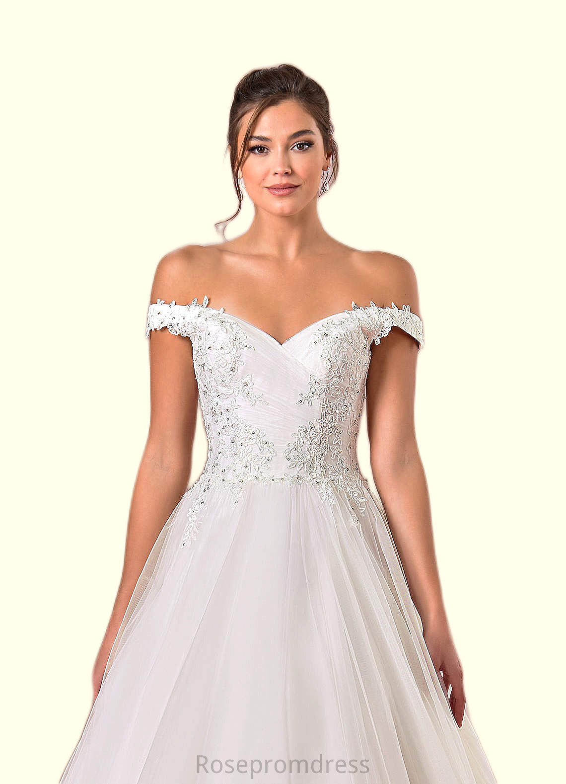 Pamela Ball-Gown Sequins Tulle Chapel Train Dress SRSP0020098