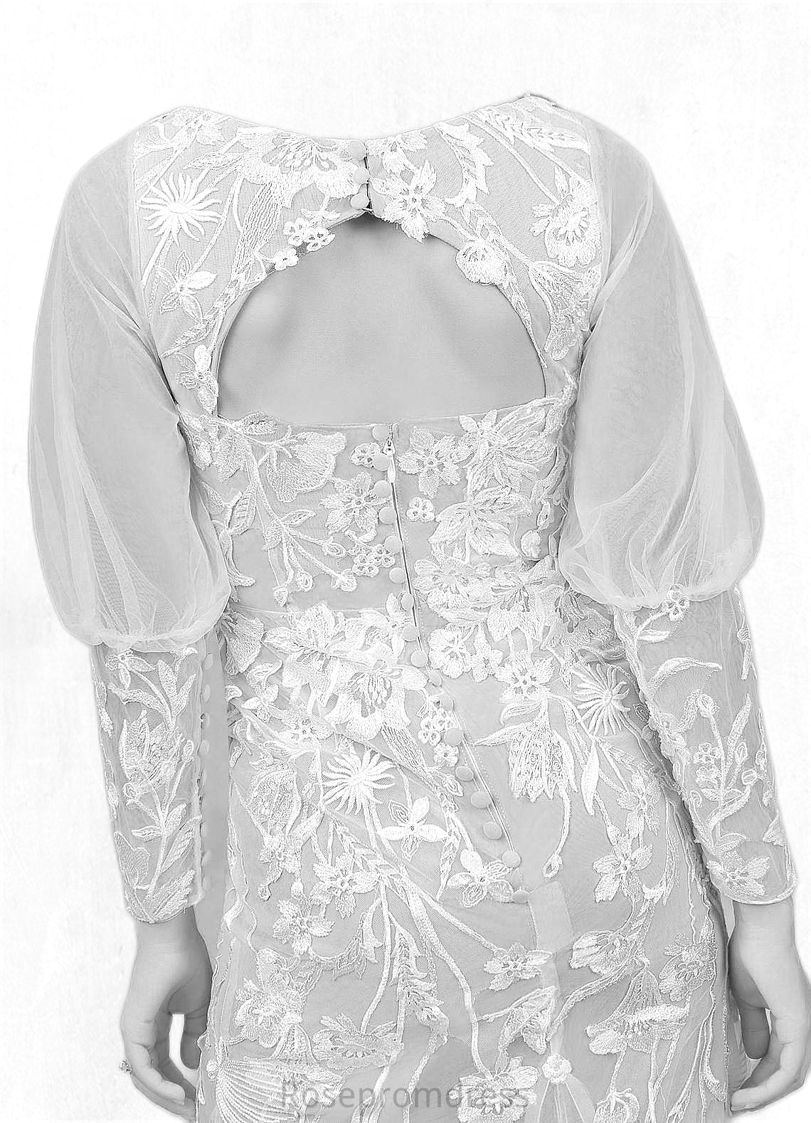 Olivia Mermaid Lace Chapel Train Dress SRSP0020246