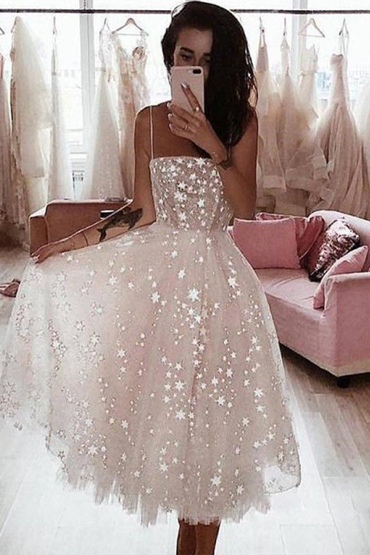 A-Line/Princess Sleeveless Homecoming Dresses Gracie Satin Halter Sweep/Brush Train Ruffles Dresses