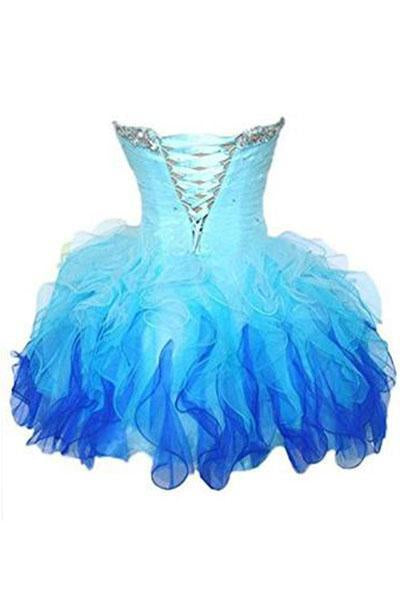 Strapless Bridesmaid Formal Homecoming Prom Dress RS203