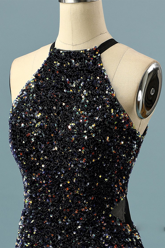 Homecoming Dresses Miriam Glitter Sequin Halter