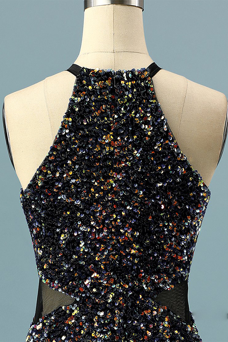 Homecoming Dresses Miriam Glitter Sequin Halter