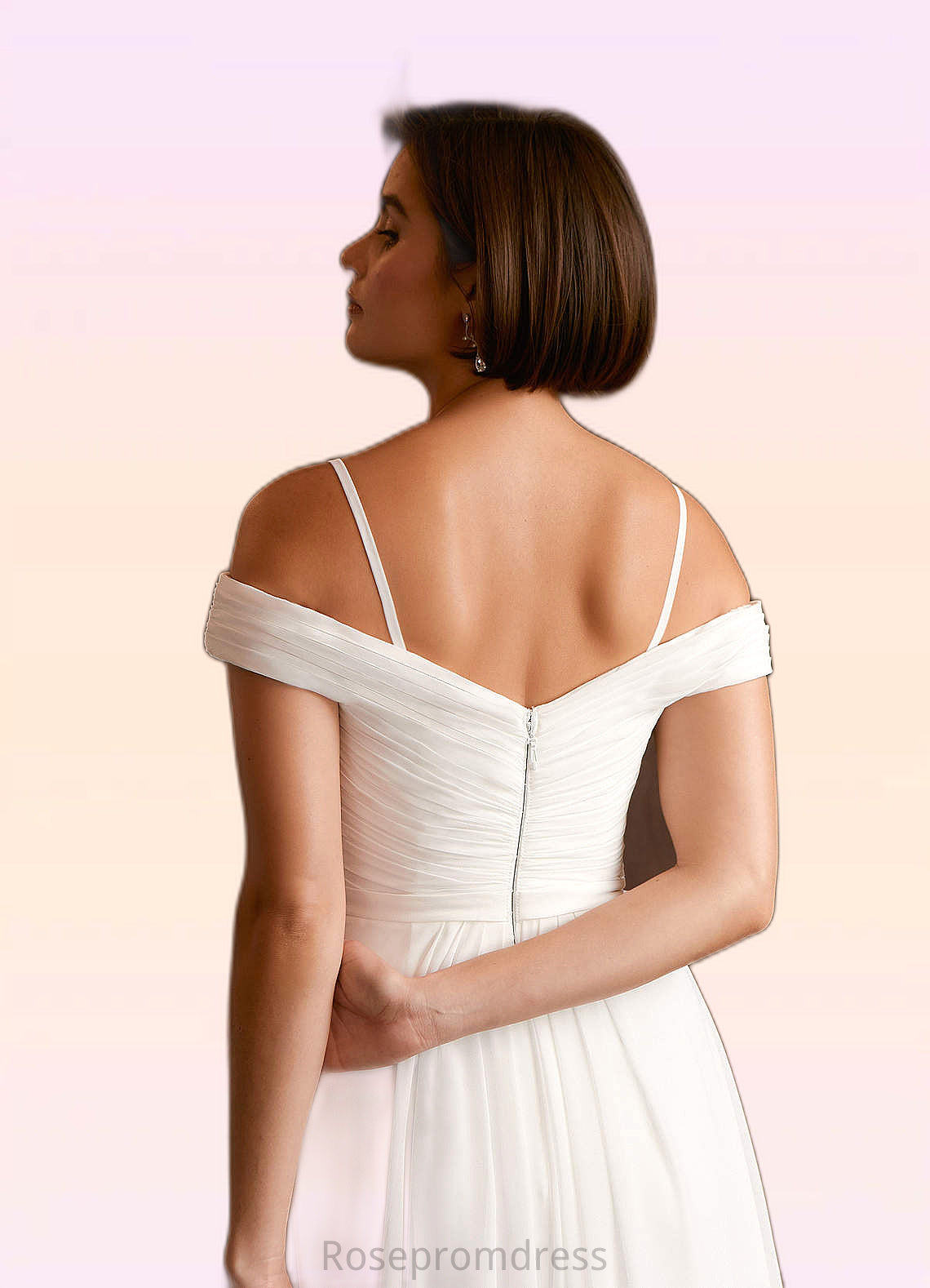 Genevieve A-Line Sequins Chiffon Floor-Length Dress SRSP0020092