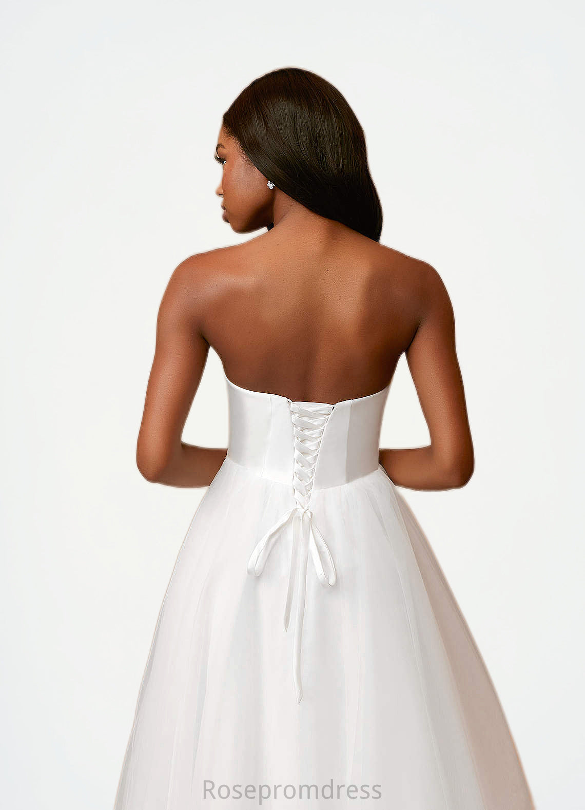 Madelyn A-Line Sweetheart Neckline Tulle Knee-Length Dress SRSP0020080